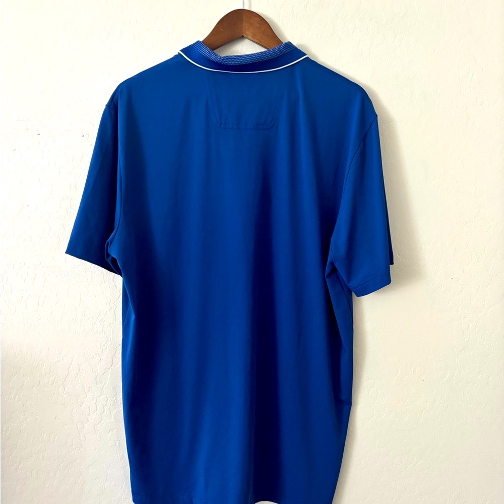 Bugatchi Blue Polo Shirt Classic Design - Picture 3 of 6
